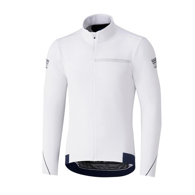 Shimano Thermal Long Sleeve Winter Jersey White