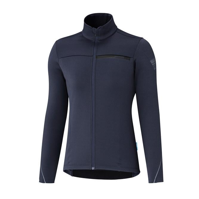 Shimano Thermal Long Sleeve Womens Winter Jersey Navy