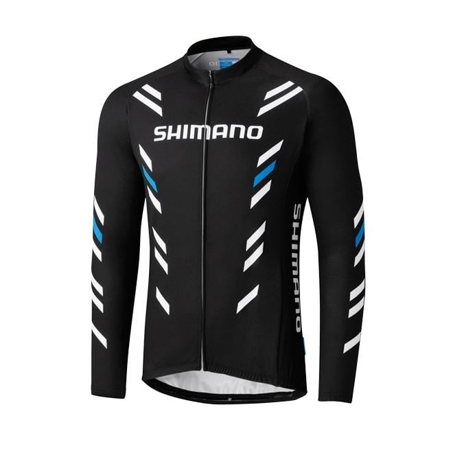 Shimano Thermal Print Long Sleeve Jersey-Black