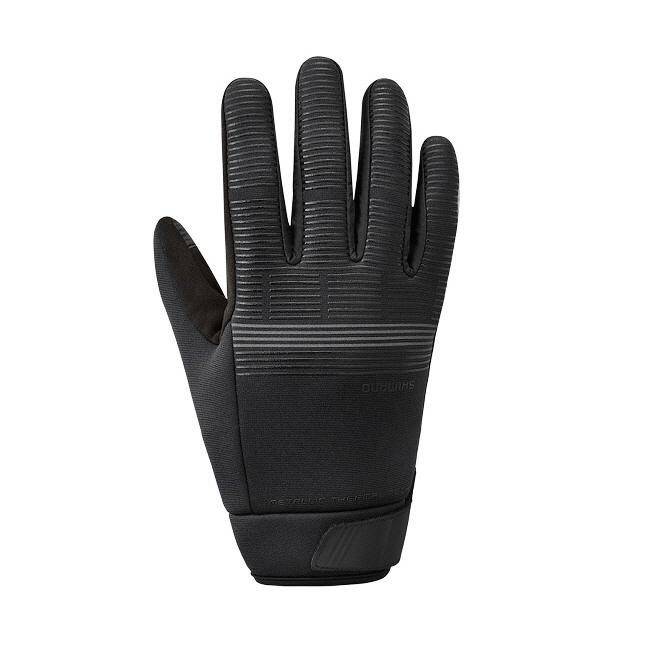 Shimano Windbreak Thermal Reflective Gloves-Black