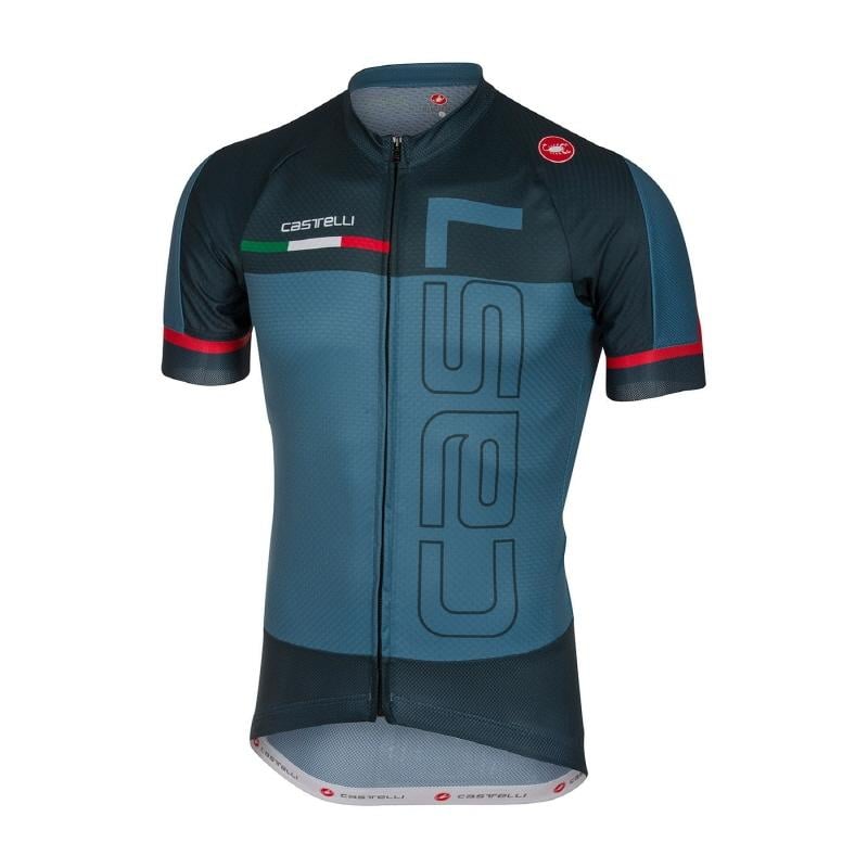 Castelli Spunto Jersey  FZ Saturn Blue