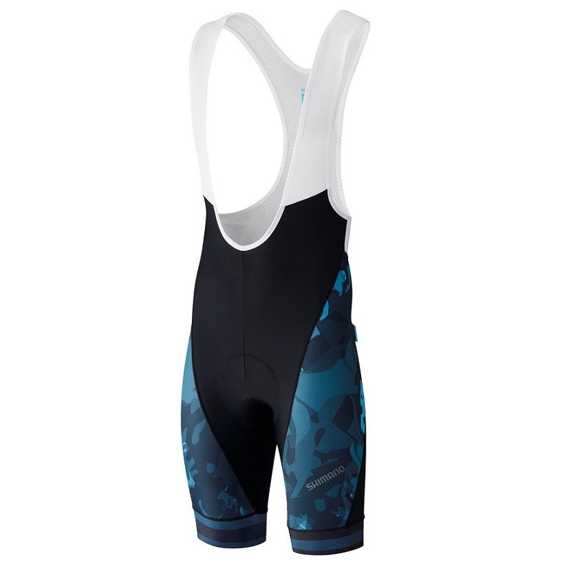 Shimano Breakaway Bib Shorts - Neon Blue