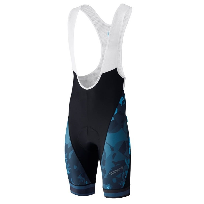 Shimano Breakaway Bib Shorts - Neon Blue