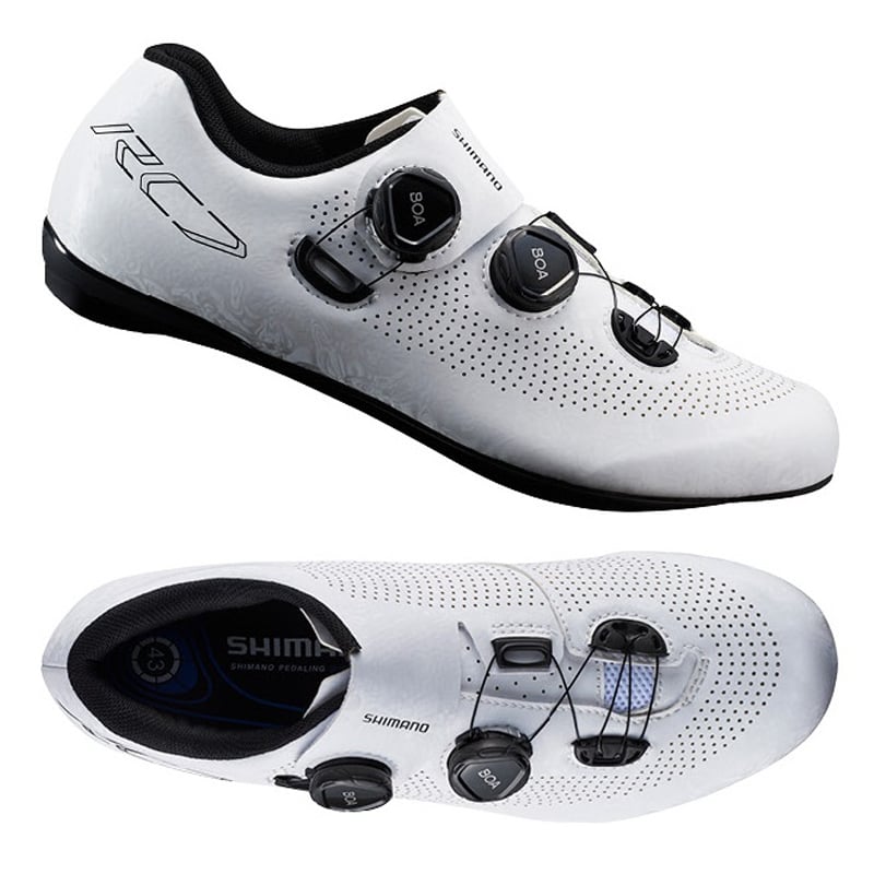 Shimano SH-RC7 Road Racing Shoe (Wide) White