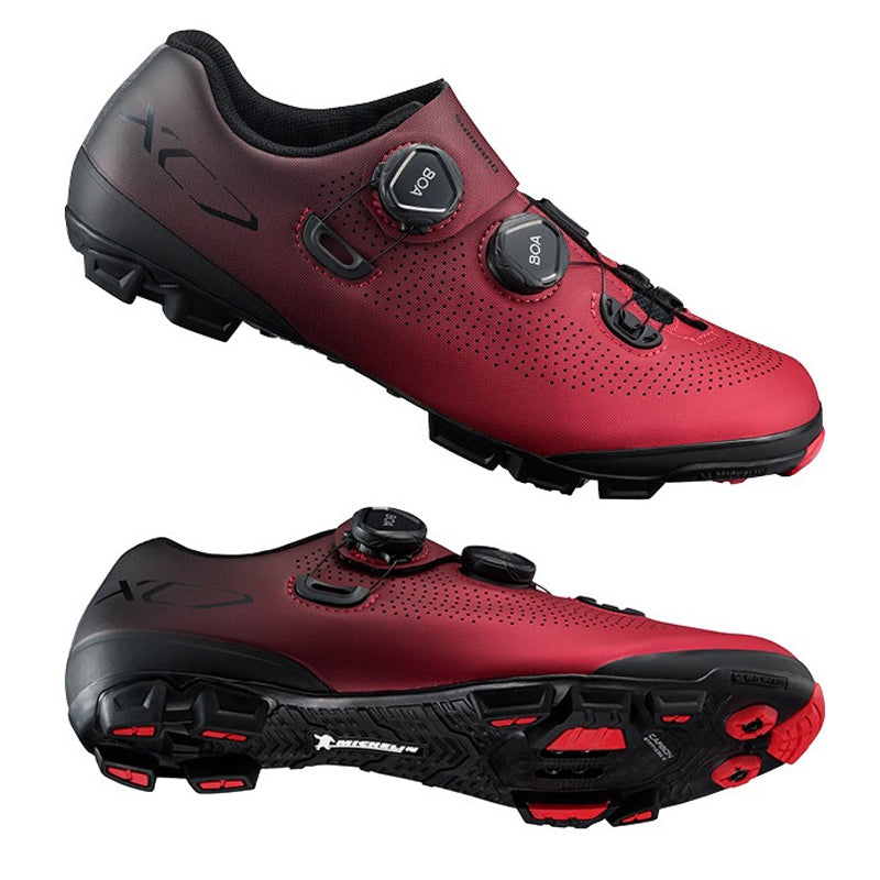 Shimano SH-XC7 MTB Racing Shoe (Wide) Red