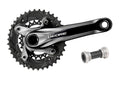Shimano Fc-m615 Deore 175 40/28t 10-speed W/ Bb Black 