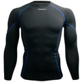 Btoperform Basic BaseLayer Compression MMA Sport Jersey Blue Line