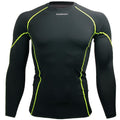 Btoperform Basic BaseLayer Compression MMA Sport Jersey Green Line