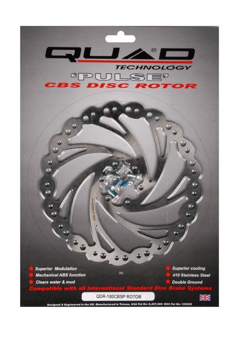 QUAD BICYCLE PULSE CBS DISC BRAKE ROTOR BIKE 180