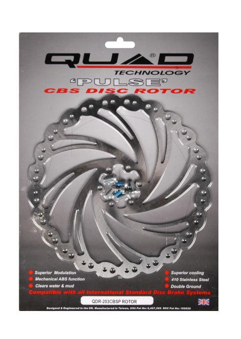 QUAD BICYCLE PULSE CBS DISC BRAKE ROTOR BIKE 203