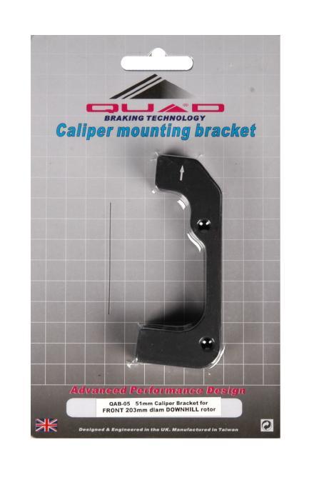 Quad QAB-05 IS Disc Brake Adaptor Front 203mm DownHill