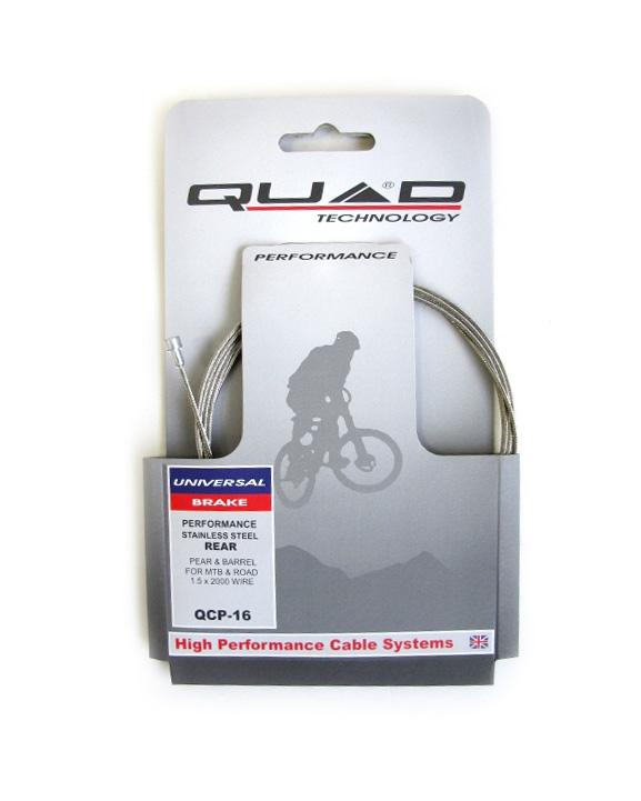 Quad QCP-16 stainless brake inner cable 1.5x2000mm Rear
