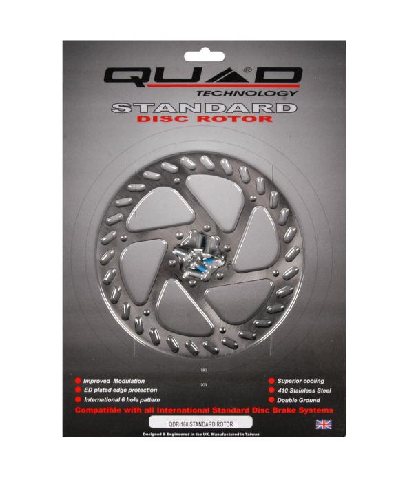 Quad Standard Disc Brake Rotor 160mm 6bolts QDR-160
