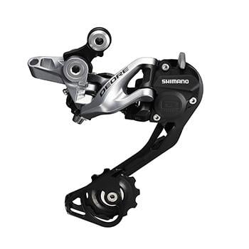 SHIMANO RD-M615 DEORE SHADOW+ REAR DERAILLEUR 10-SPEED GS SILVER