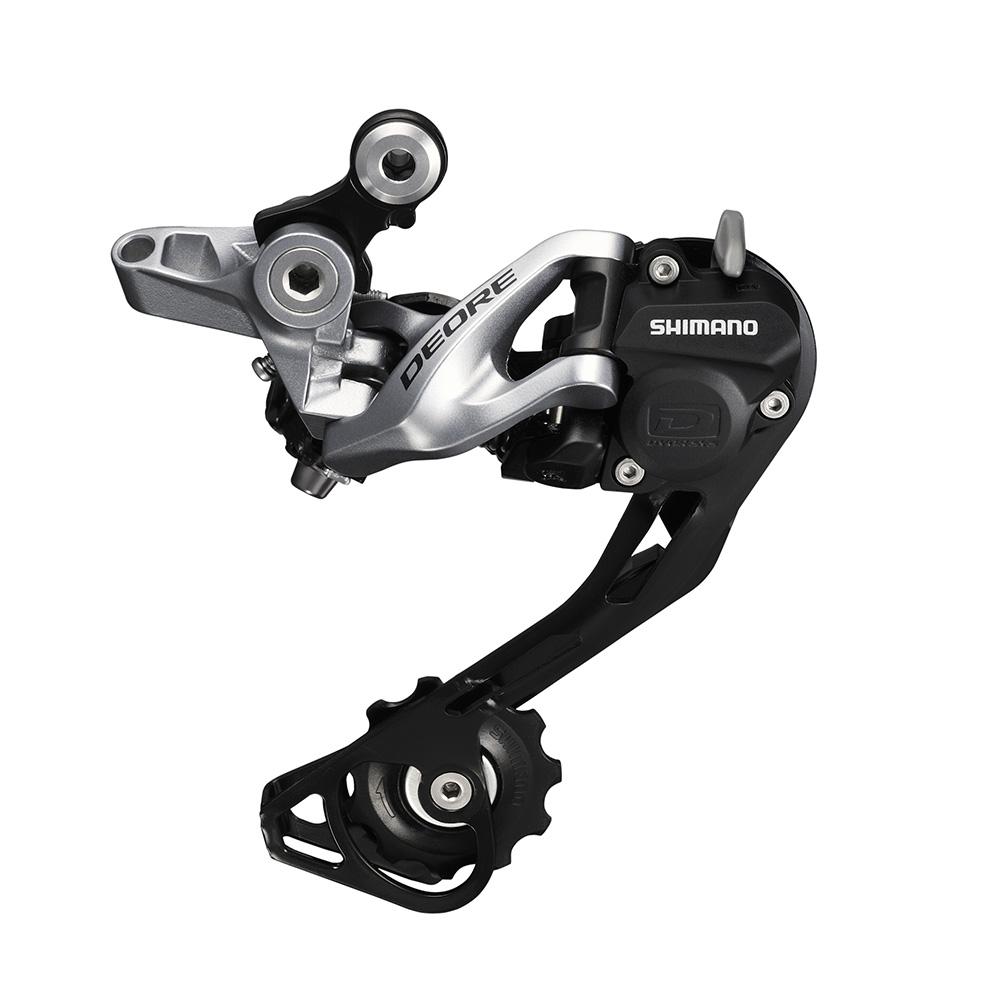 SHIMANO RD-M615 DEORE SHADOW+ REAR DERAILLEUR 10-SPEED SGS SILVER