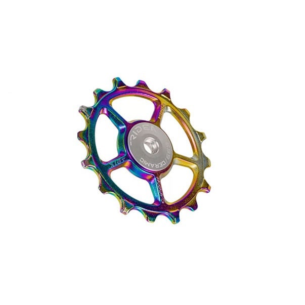Ridea Tin Full Ceramic Carbon Pully 16T 5-spoke RSPY5L-16TFC-TR