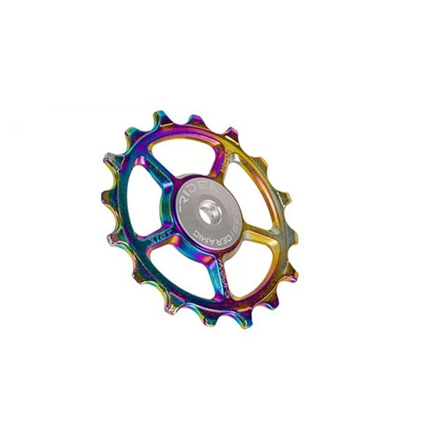 Ridea Tin Full Ceramic Carbon Pully 18T 5-spoke RSPY5L-18TFC-TR