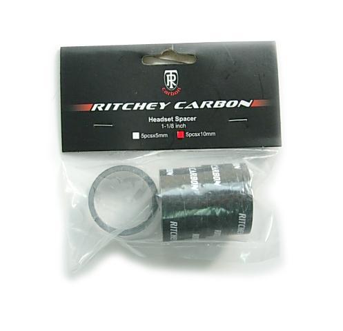 Ritchey Headset carbon spacer 10mm 1 1-8inch 5pcs