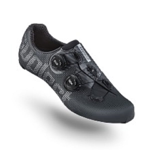Suplest Road Pro Cycling Cleat Shoes Black SIlver