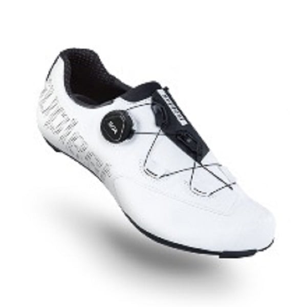 Suplest Road Sport Cycling Cleat Shoes White Black