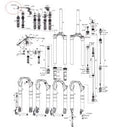 Rockshox Floodgate Adjuster Assy Xloc Sprint Full Sprint 14 Revel Gold