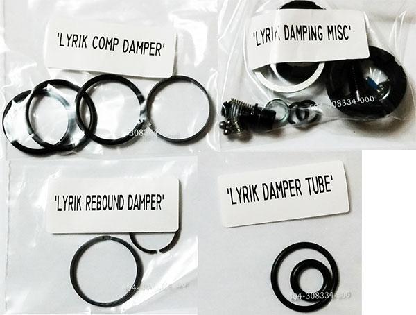 Rockshox Lyrik Damper Comp Reb Service Kit 11.4015.087.000
