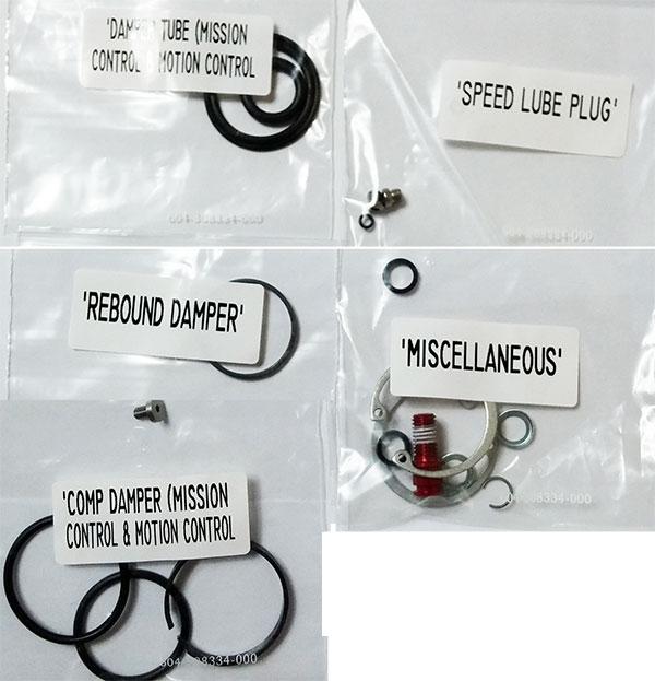 RockShox Totem Damper Service Kit 2010 11.4015.431.000