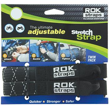 Rok Adjustable Stretch Strap 12-42 Black Reflective