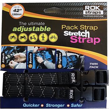 Rok Commuter Stretch Strap 12-28inch Black