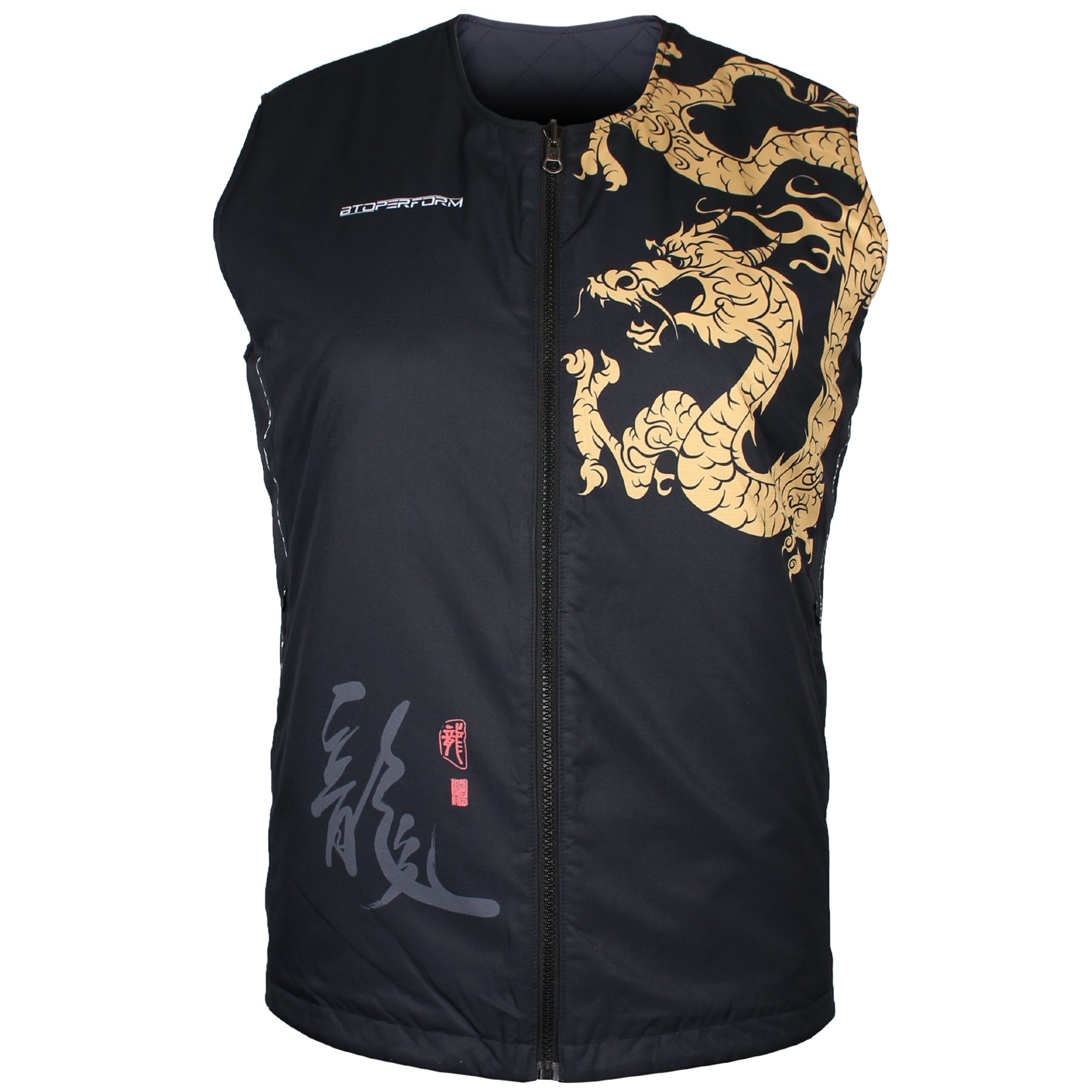 Btoperform Sport Light Weight Reversible Vest RV-64 GOLDEN DRAGON
