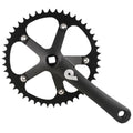 Pake Track Bicycle Crank Set 1-8inch 170mm Black