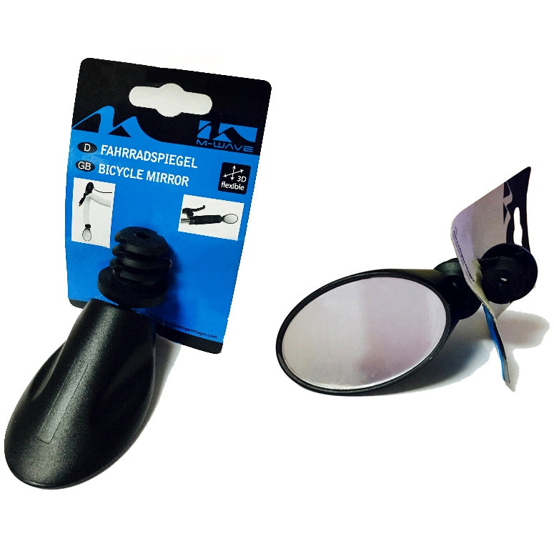 Cycleman Road and MTB Small Rearview Mirror for Handlebar