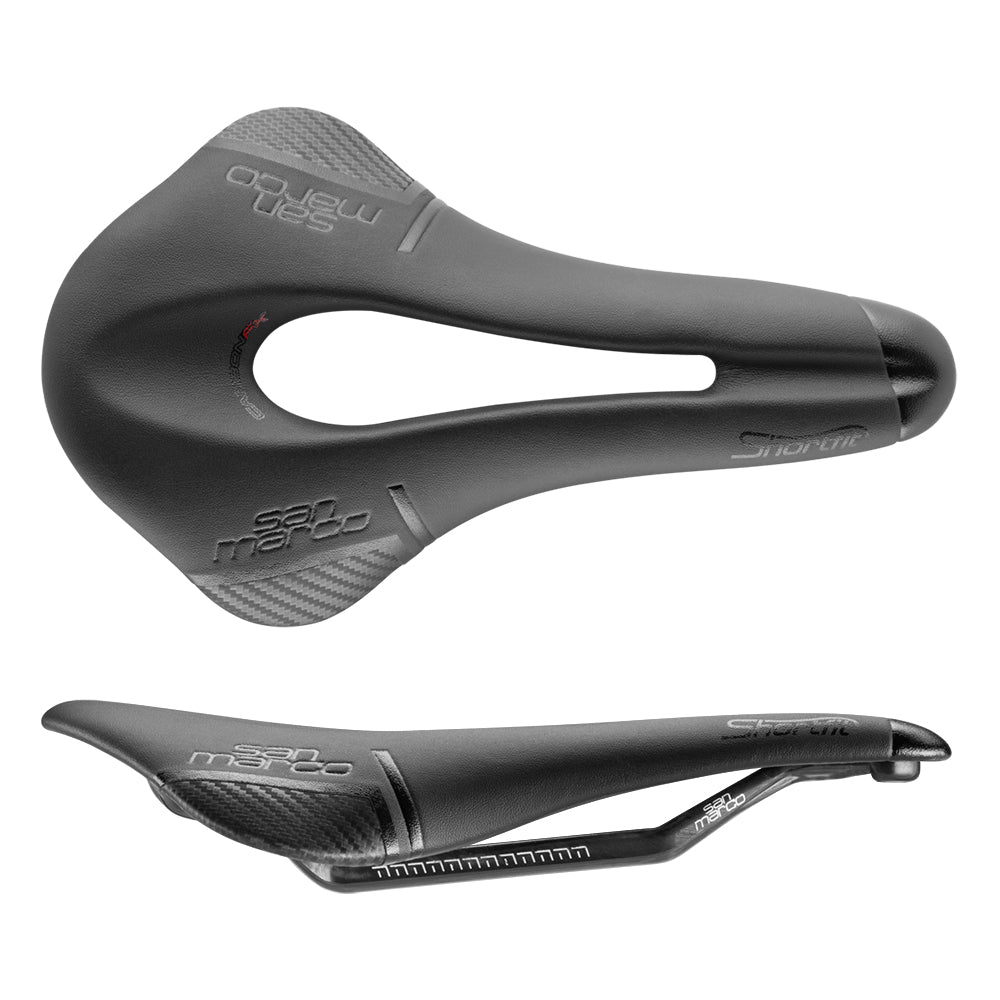 Selle SanMarco Saddle Shortfit Carbon Fx Open Black