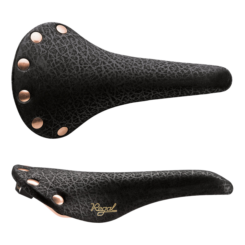 Saddle San Marco Rolls Full Black Rino Leather 