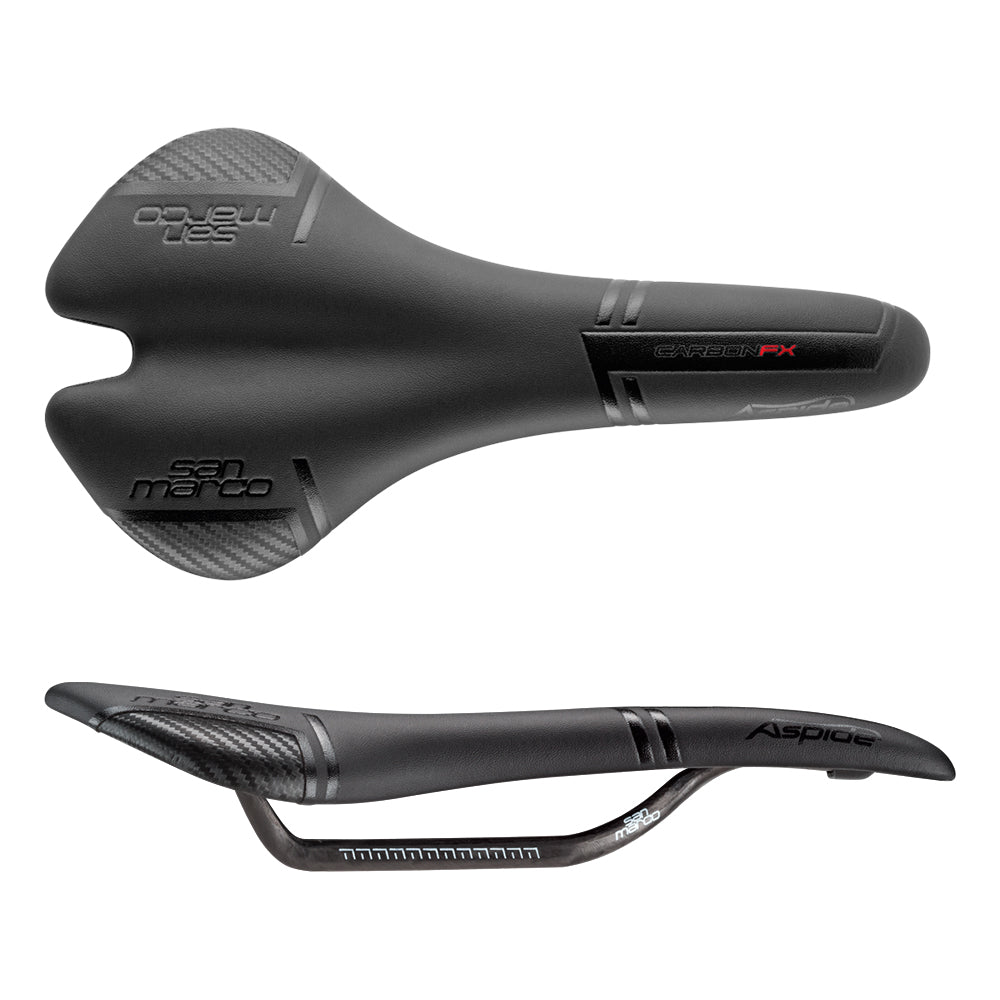Saddle San Marco Aspide Carbon Fx Full Wide Black/Black