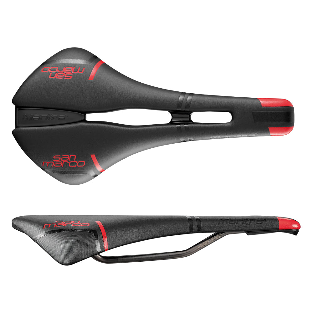 Saddle San Marco Mantra Racing Open Narrow Black/Red