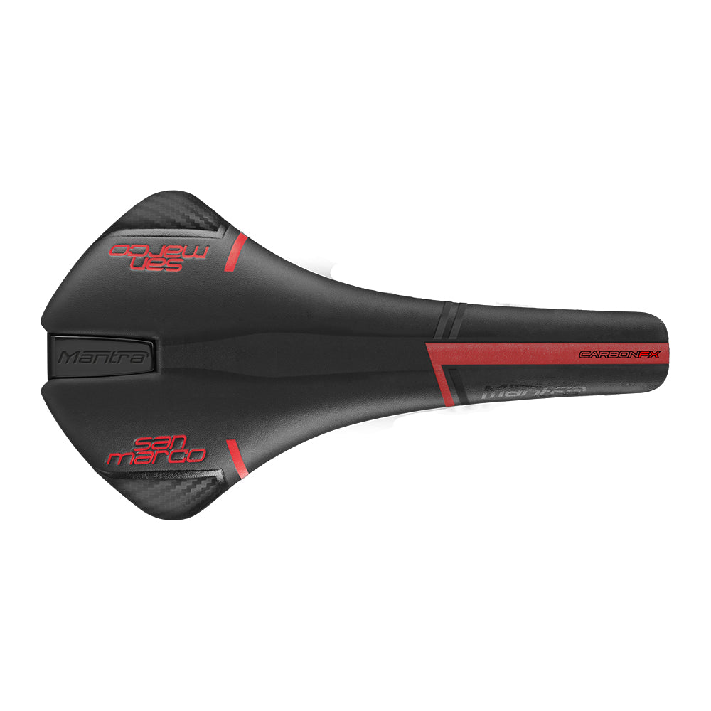 Saddle San Marco Mantra Carbon Fx Full Wide Black/Red