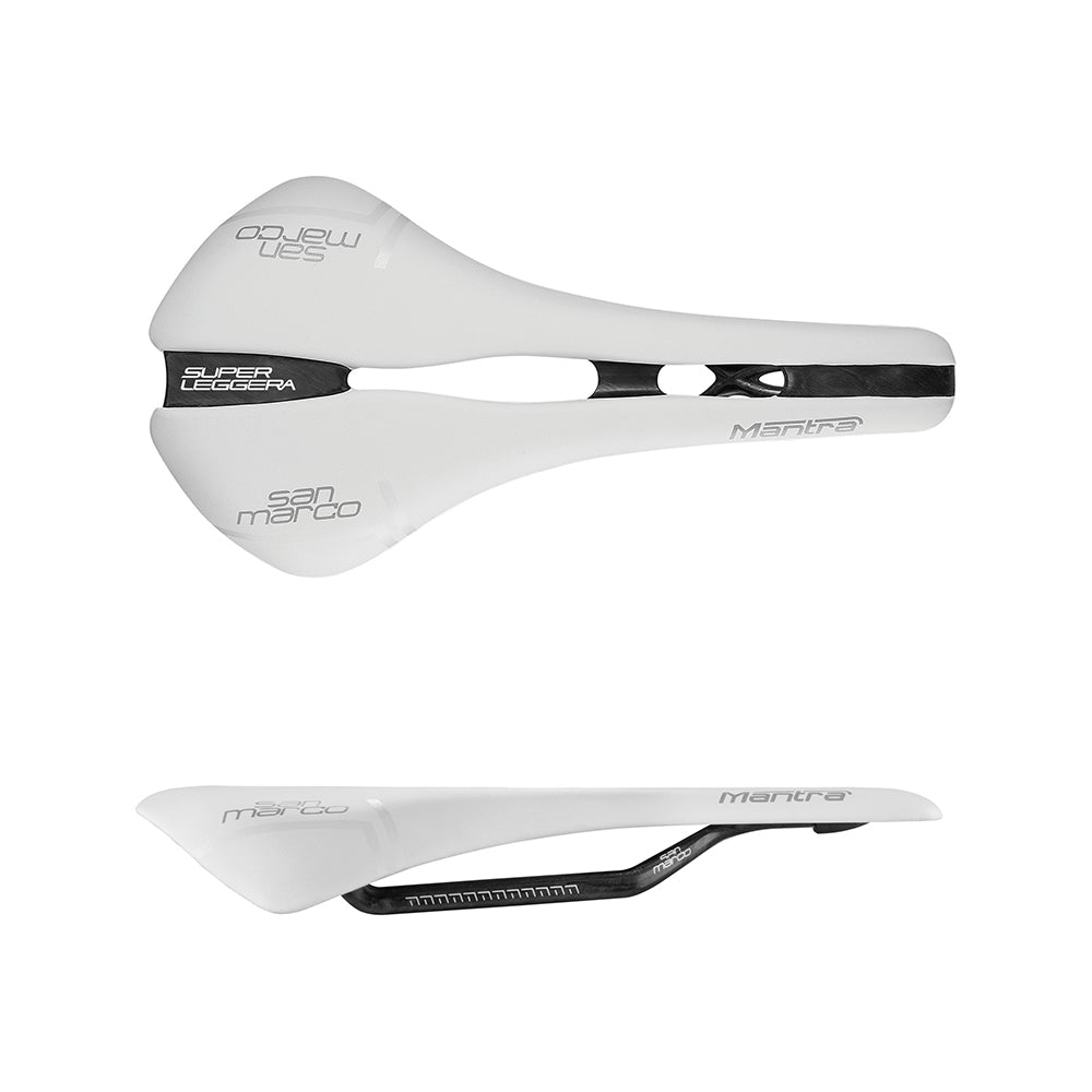 Saddle San Marco Mantra Superleggera Open Narrow White