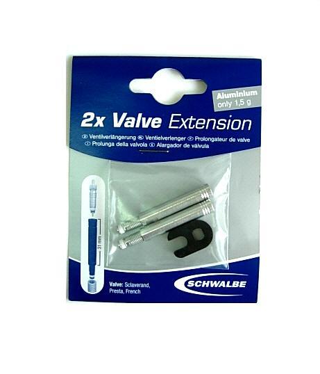 Schwalbe Inner Tube Valve Extension 31mm Presta