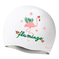 SD Flamingo Silicon Swimming Cap
