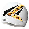 SD Eagle White Silicon Swimming Cap