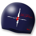 SD Free Daving Silicon Swimming Cap Navy