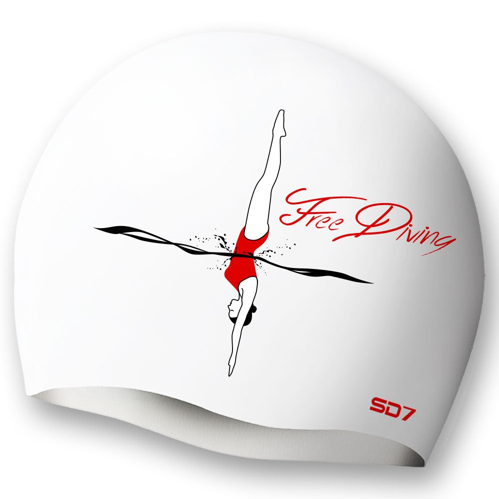 SD Free Daving Silicon Swimming Cap