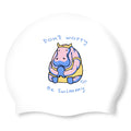 Swim-hero SD7 Silicone Swimming Cap White SGL-CA464
