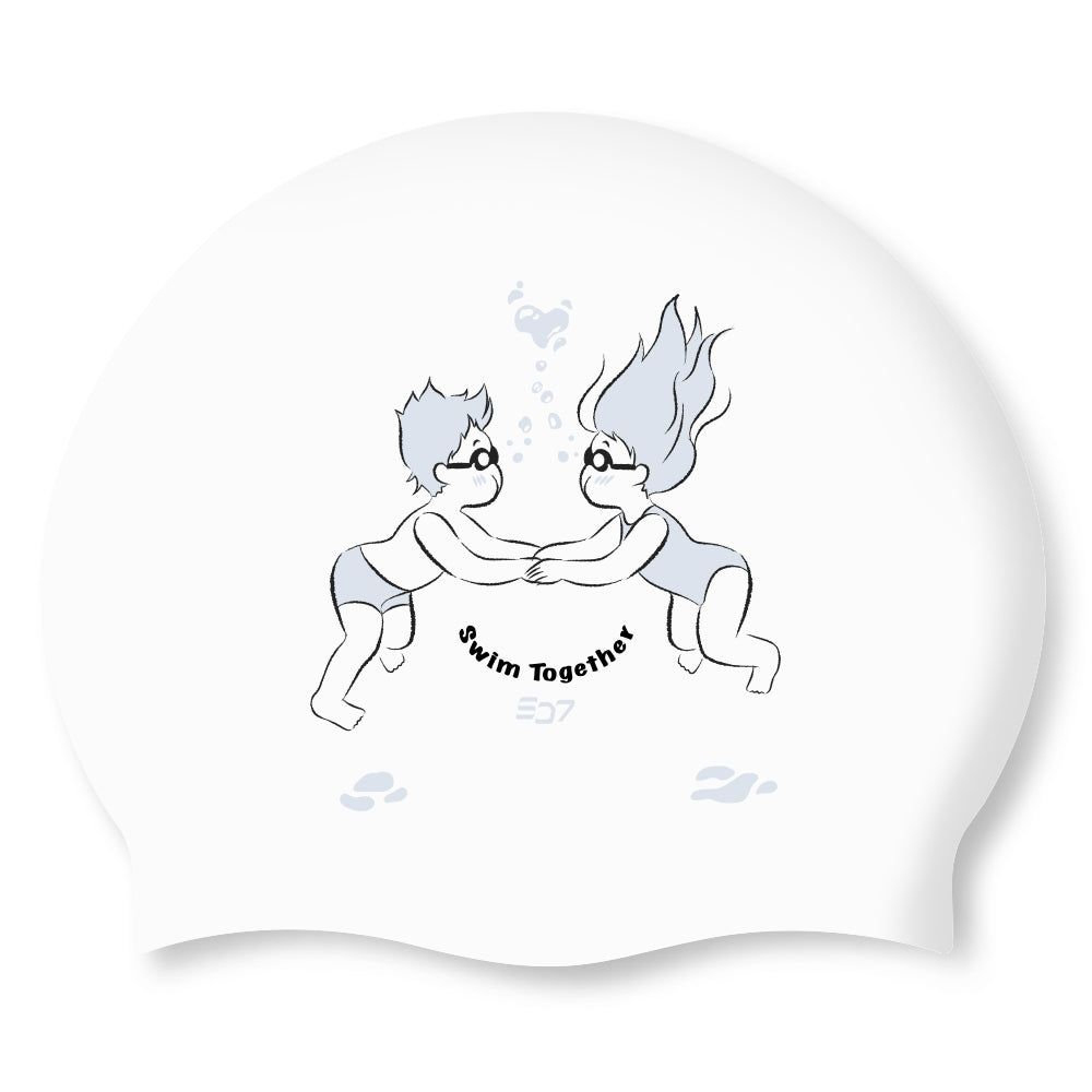 Swim-hero SD7 Swim Together Silicone Simming Cap SGL-CA521