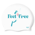 Swim-hero SD7 Feel Free Silicone Simming Cap White