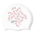 Swim-hero SD7 Silicone Swimming Cap Strawberry Sweet