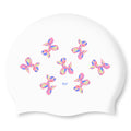 Swim-hero SD7 Doggy Silicone Swimming Cap Pink