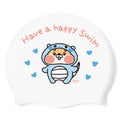 Swim-hero SD7 Silicone Swimming Cap White SGL-CA562