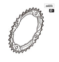 Shimano Chainring 32T FC-M532 Silver Y1J898070